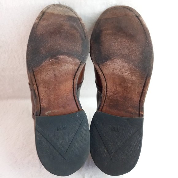 Allen Edmonds Shelton Brown Leather Oxford Shoes (9 US) main image 12